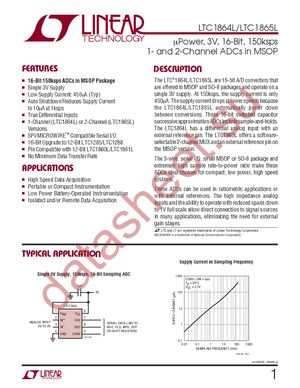 LTC1865LAIMS datasheet  